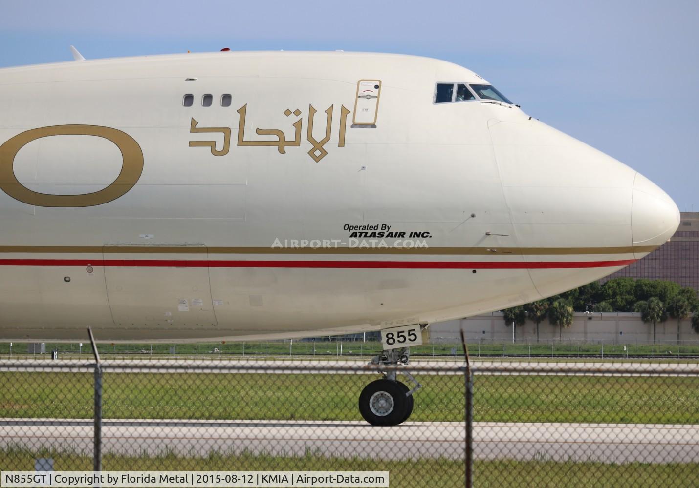 N855GT, 2013 Boeing 747-87UF C/N 37567, Etihad Cargo