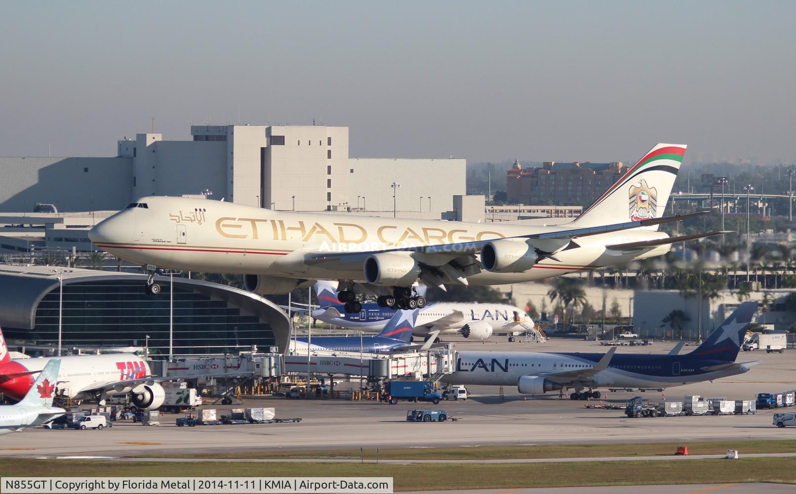 N855GT, 2013 Boeing 747-87UF C/N 37567, Etihad Cargo