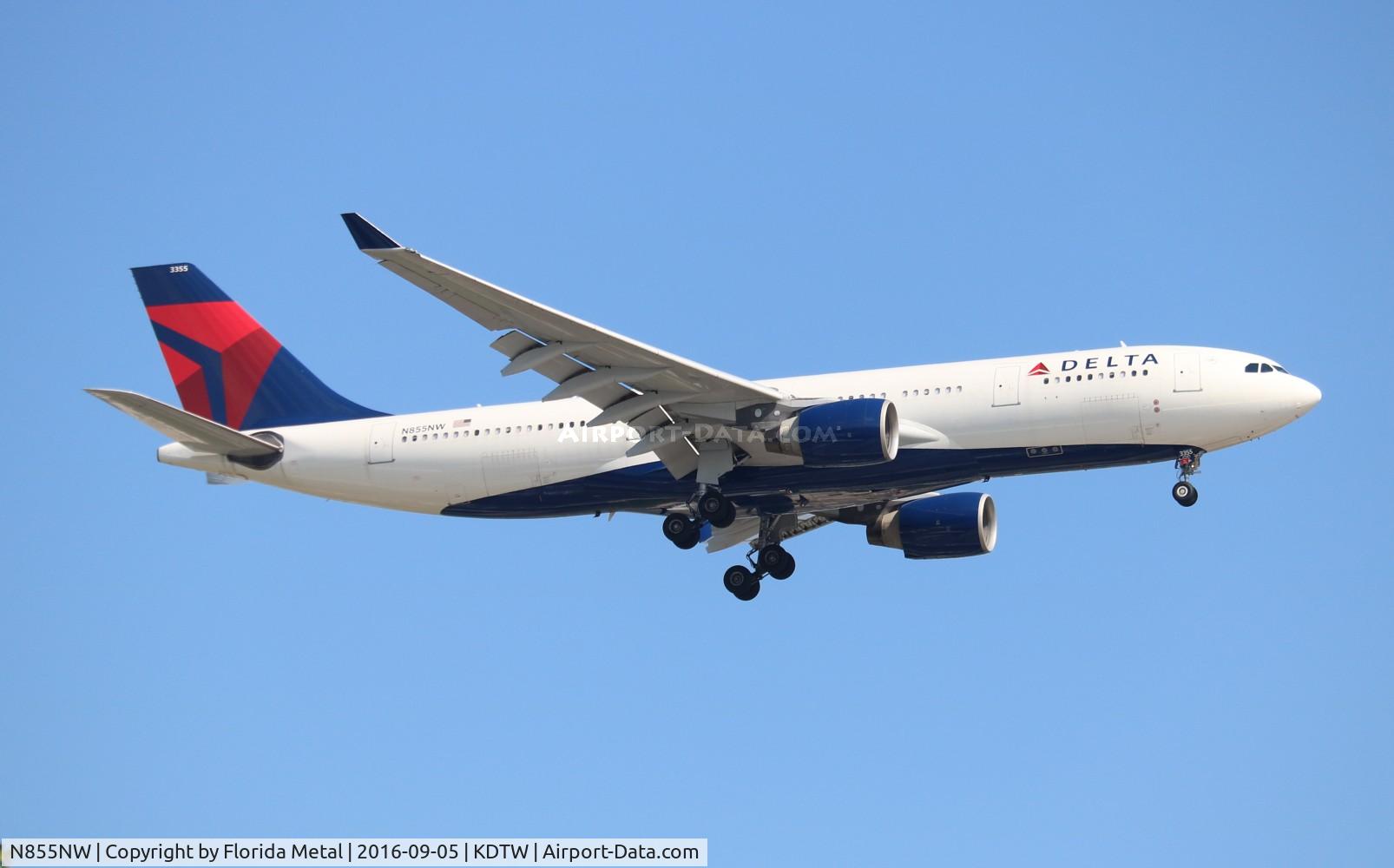 N855NW, 2004 Airbus A330-223 C/N 0621, Delta