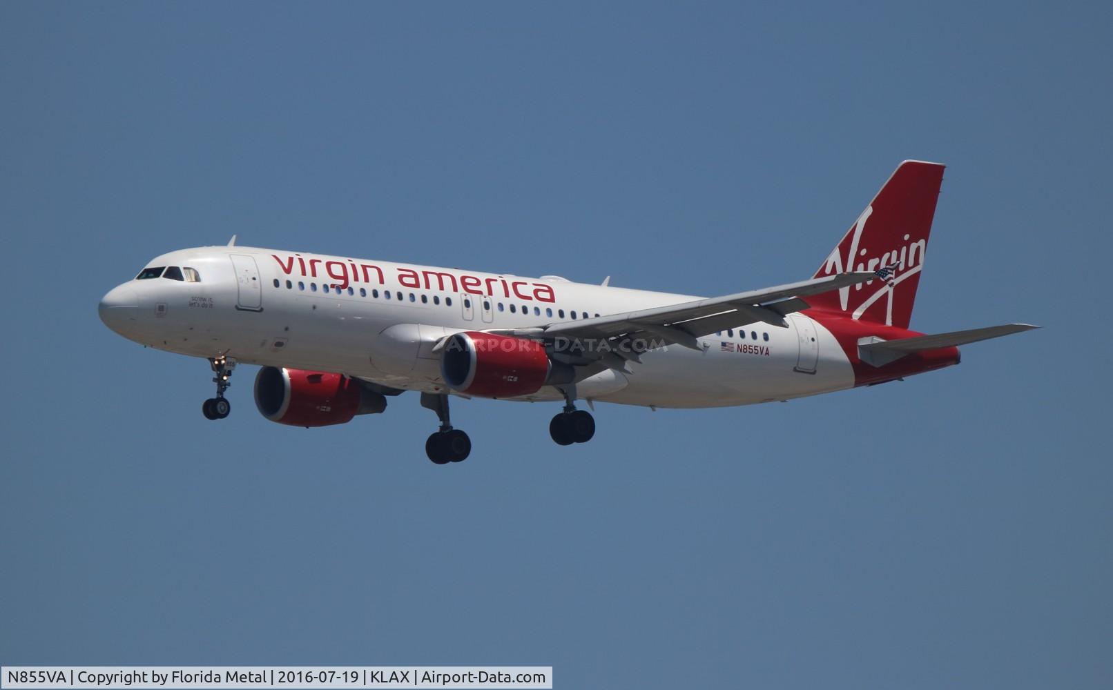 N855VA, 2012 Airbus A320-214 C/N 5179, Virgin America