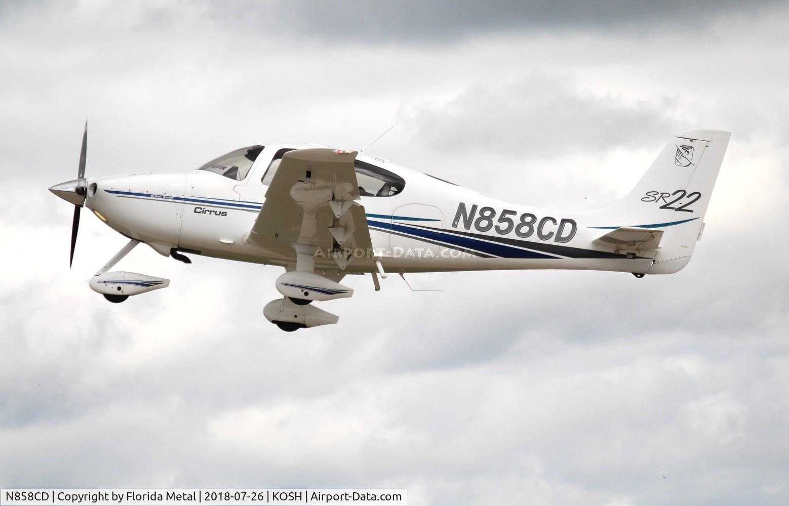 N858CD, 2001 Cirrus SR22 C/N 0127, Cirrus SR22