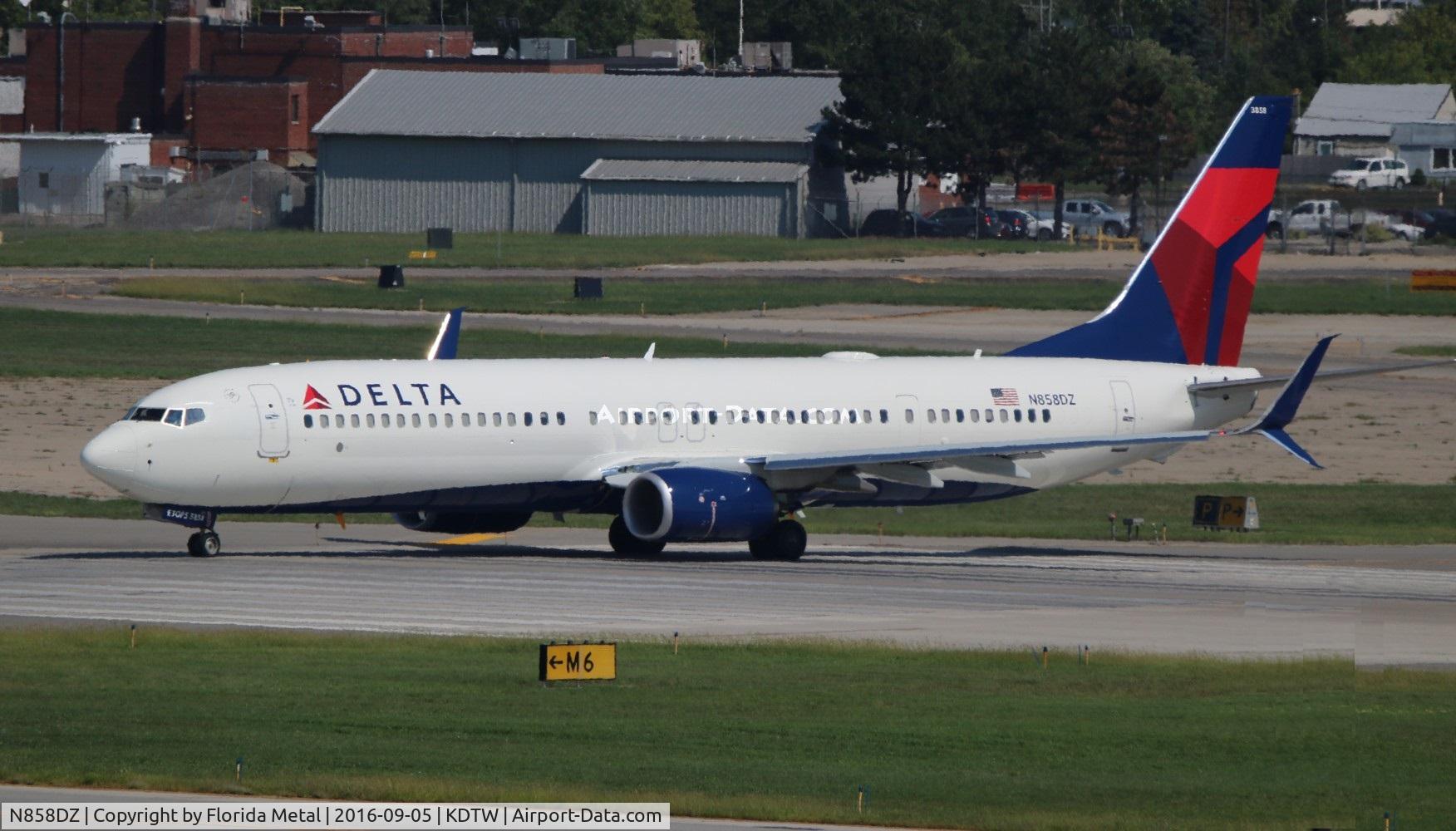 N858DZ, 2016 Boeing 737-932/ER C/N 31969, Delta 737-932