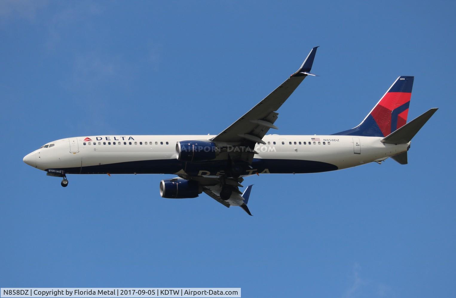 N858DZ, 2016 Boeing 737-932/ER C/N 31969, Delta 737-932