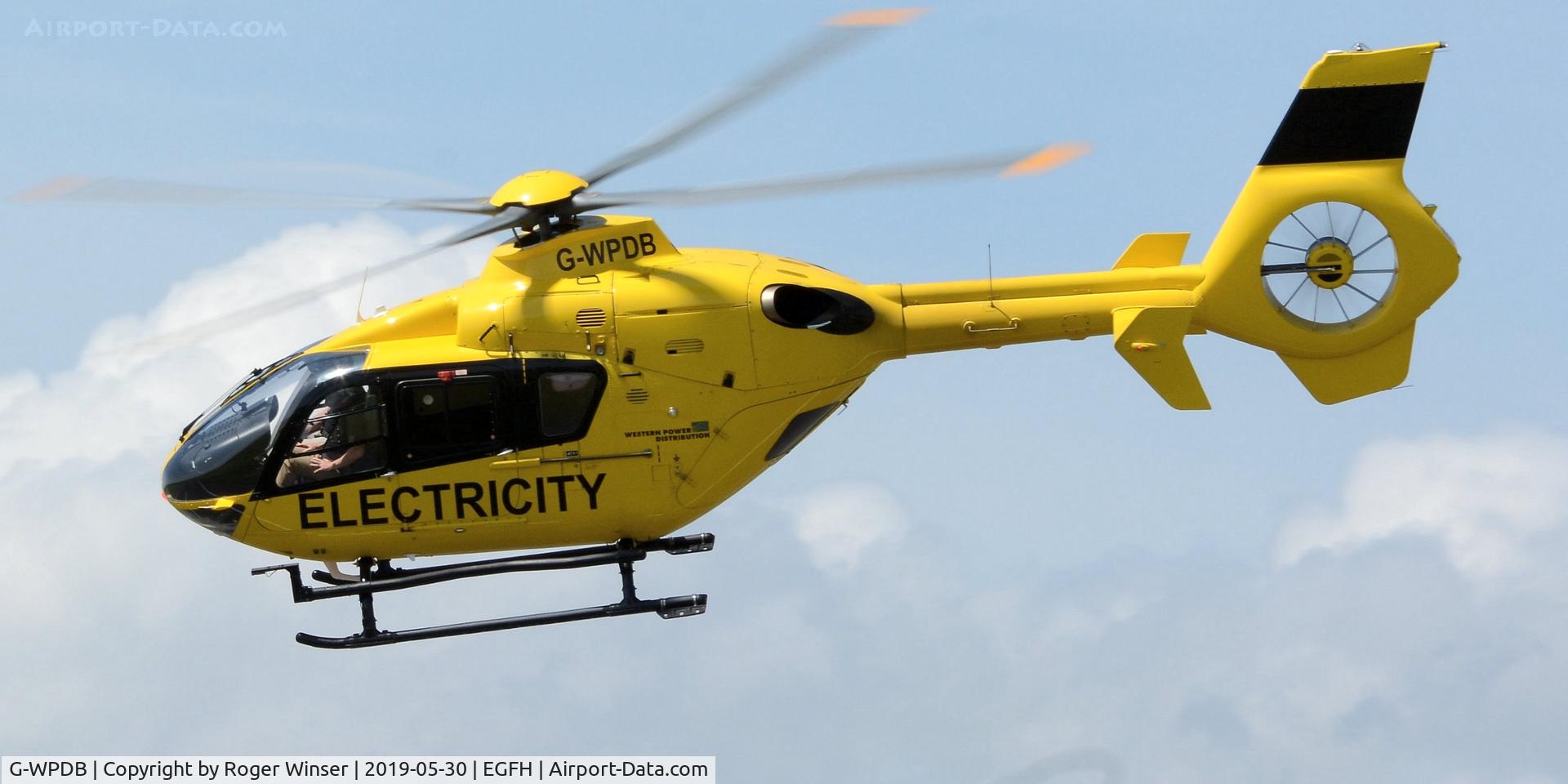 G-WPDB, 1999 Eurocopter EC-135P-1 C/N 0112, Visiting helicopter operated by Western Power Distribution.