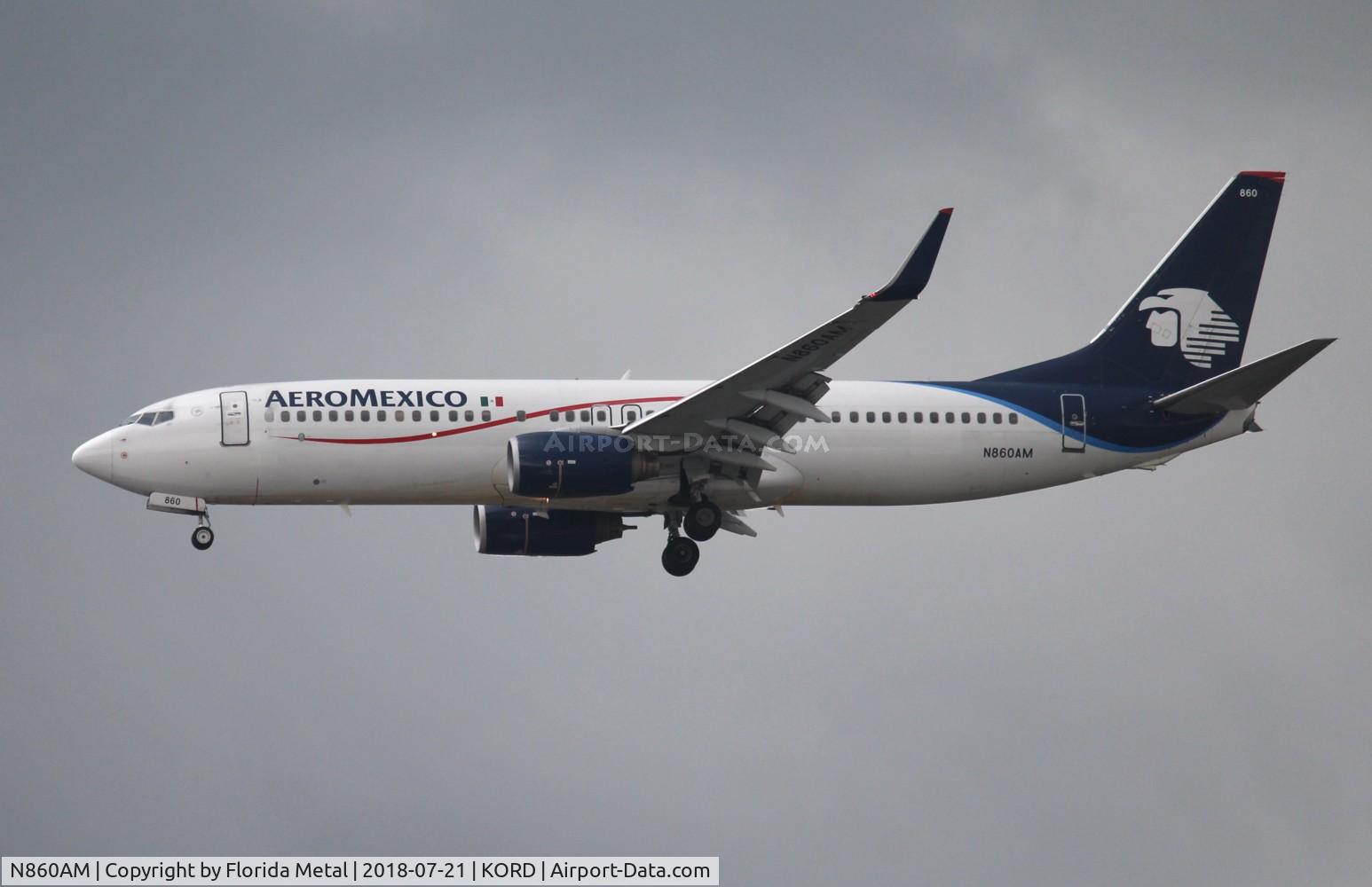 N860AM, 2002 Boeing 737-83N C/N 28249, Aeromexico