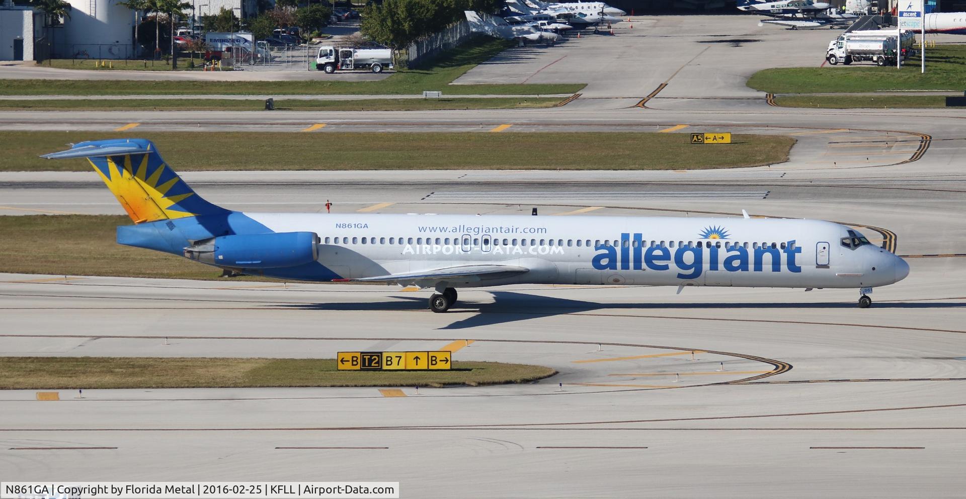 N861GA, 1987 McDonnell Douglas MD-83 (DC-9-83) C/N 49557, Allegiant