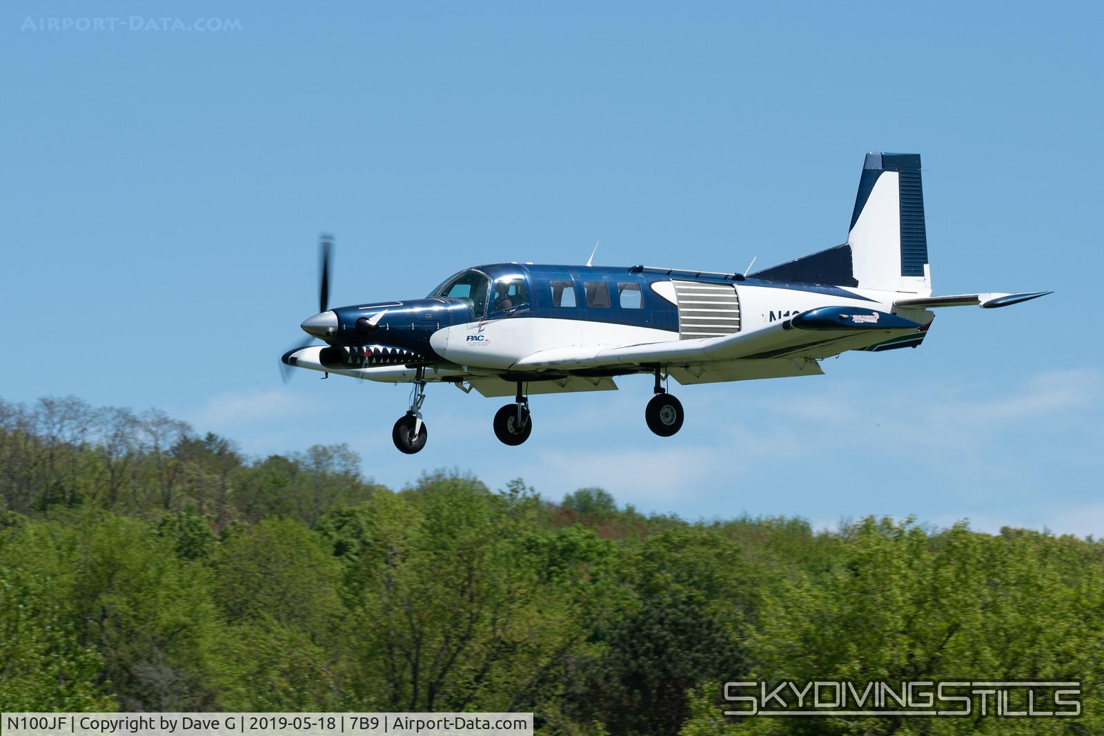 N100JF, 2005 Pacific Aerospace 750XL C/N 123, Final to Ellington, CT