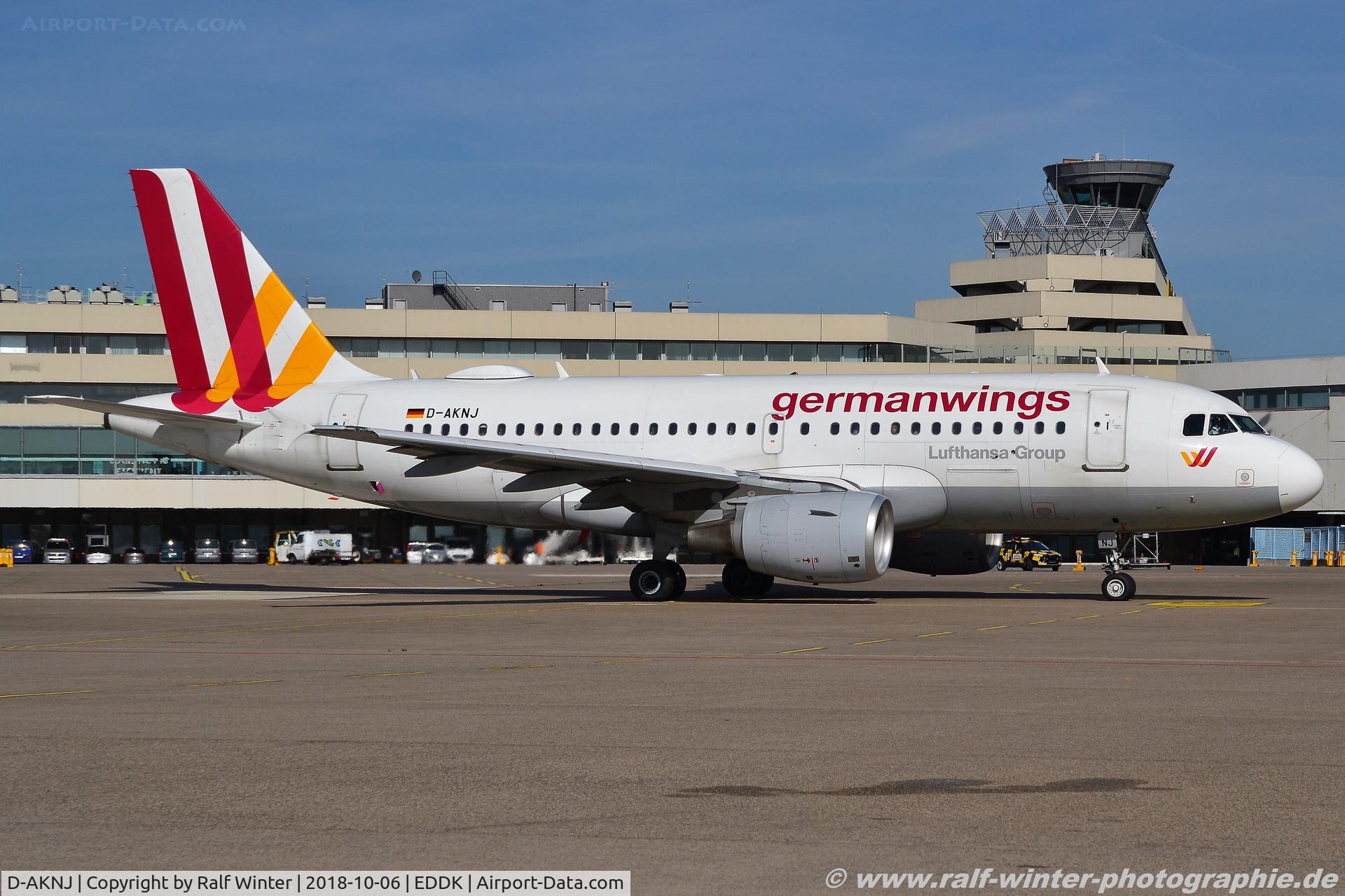 D-AKNJ, 2000 Airbus A319-112 C/N 1172, Airbus A319-112 - 4U GWI Germanwings - 1172 - D-AKNJ - 06.10.2018 - CGN