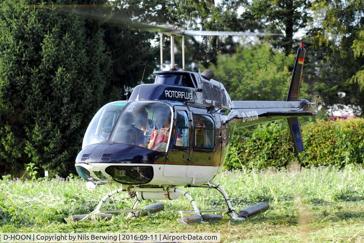 D-HOON, Agusta-Bell 206B JetRanger III C/N 8597, D-HOON at Braak