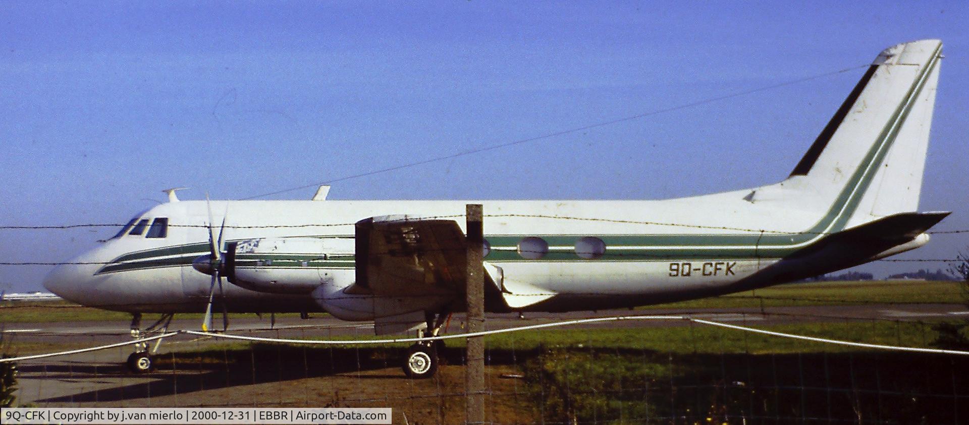 9Q-CFK, 1961 Grumman G-159 Gulfstream 1 C/N 77, Brussels