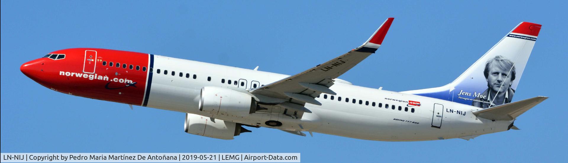 LN-NIJ, 2018 Boeing 737-8JP C/N 42094, Aeropuerto de Málaga - Spain