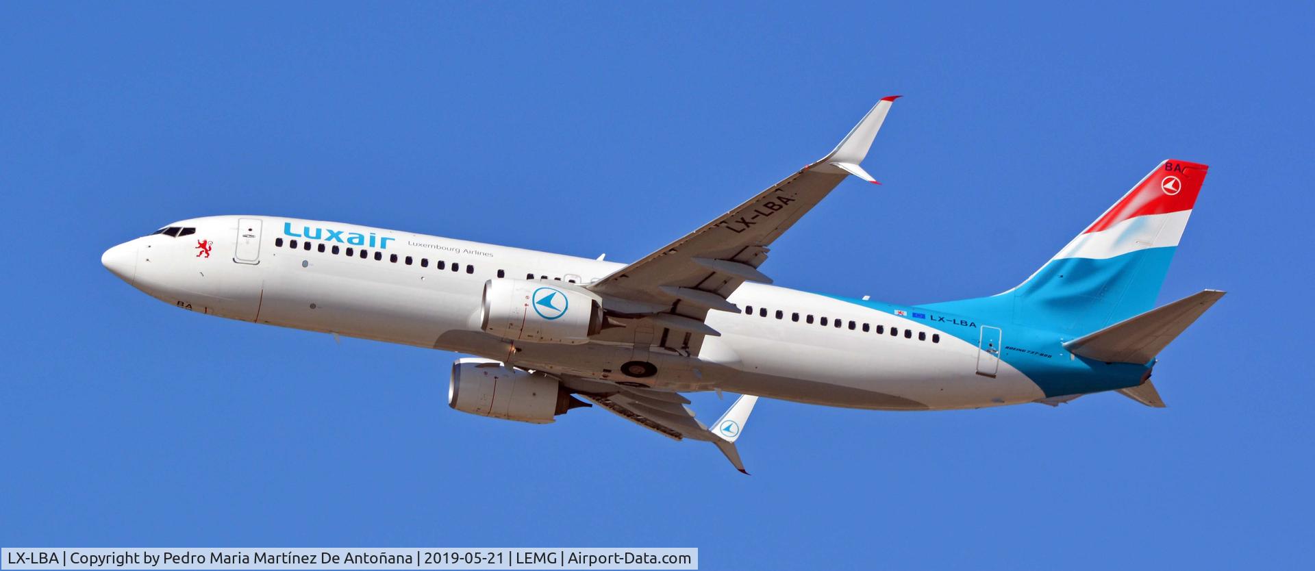 LX-LBA, 2015 Boeing 737-8C9 C/N 43537, Aeropuerto de Málaga - Spain