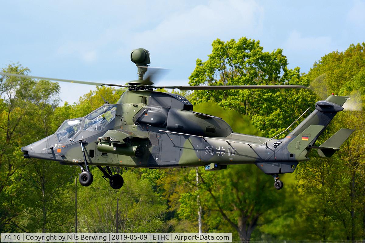 74 16, Eurocopter EC-665 Tiger UHT C/N 1016/UHT16, 74+16 at ETHC
