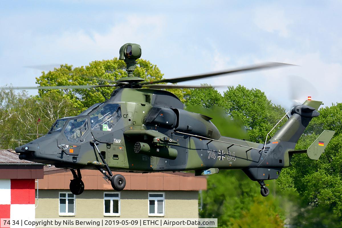 74 34, Eurocopter EC-665 Tiger UHT C/N 1034/UHT34, 74+34 at ETHC