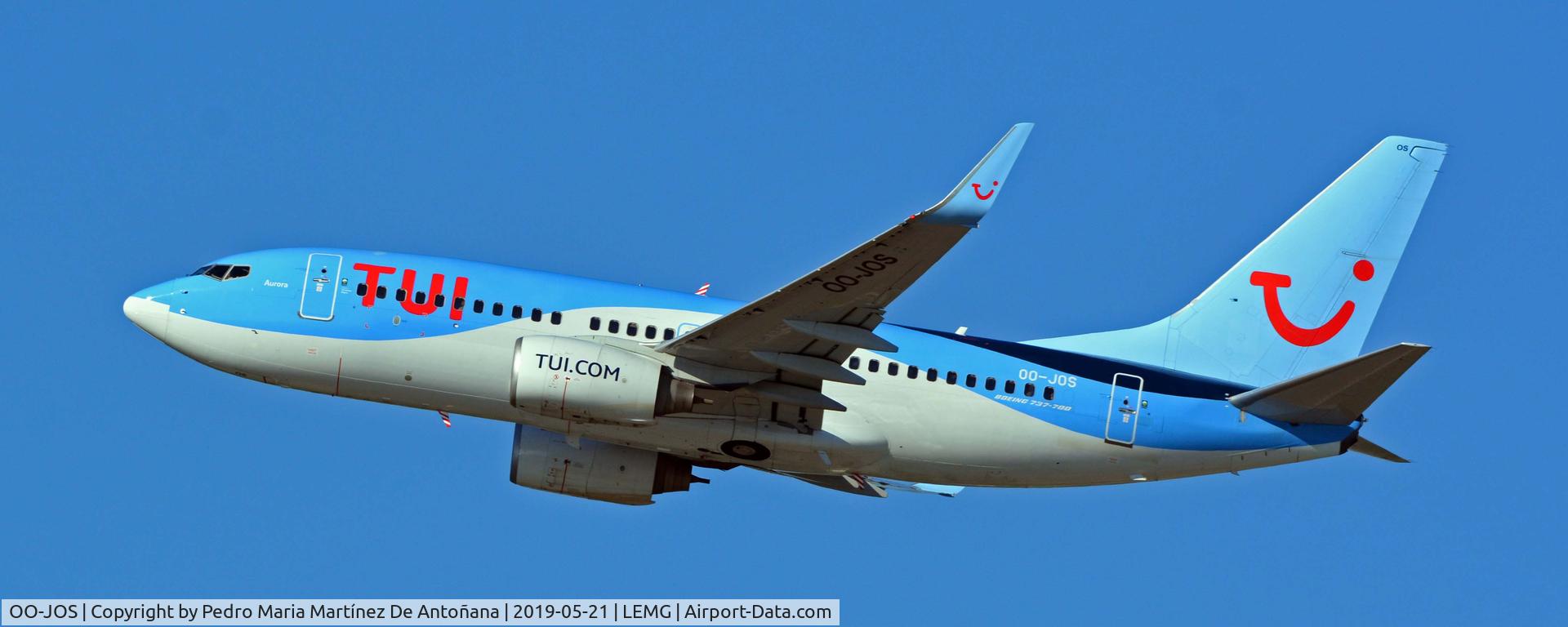 OO-JOS, 2008 Boeing 737-7K5 C/N 35282, Aeropuerto de Málaga - Spain