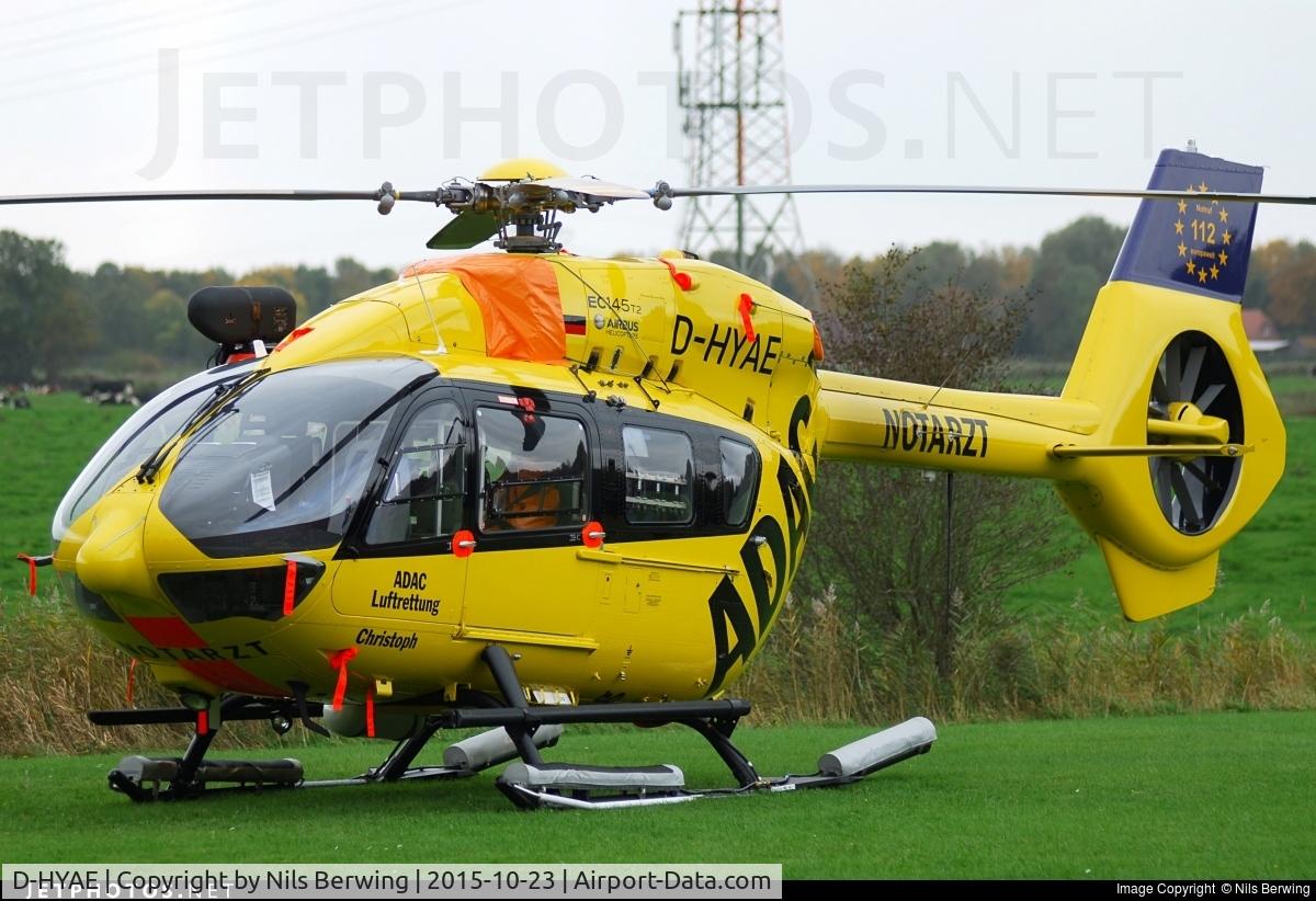 D-HYAE, 2015 Airbus Helicopters H-145 (BK-117D-2) C/N 20035, D-HAYE at Sanderbusch Hospital