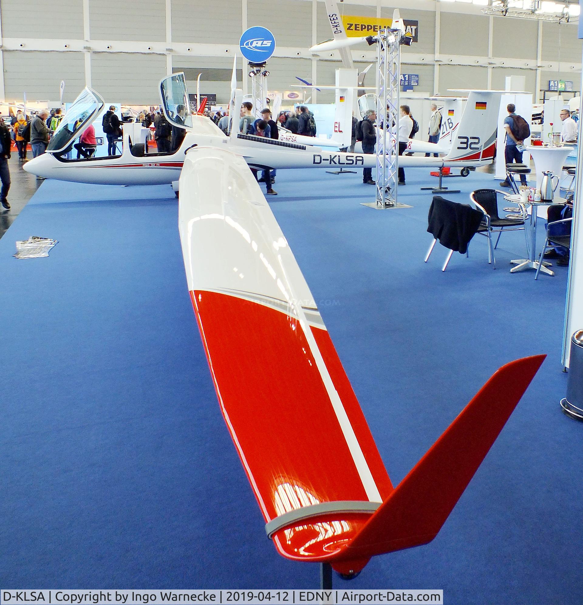 D-KLSA, Schleicher ASG-32Mi C/N unknown_d-klsa, Schleicher ASG-32Mi at the AERO 2019, Friedrichshafen