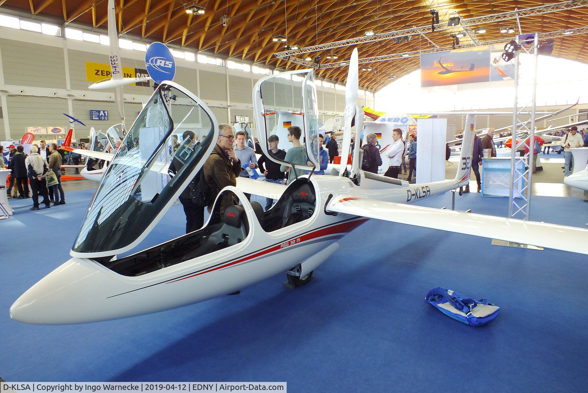 D-KLSA, Schleicher ASG-32Mi C/N unknown_d-klsa, Schleicher ASG-32Mi at the AERO 2019, Friedrichshafen