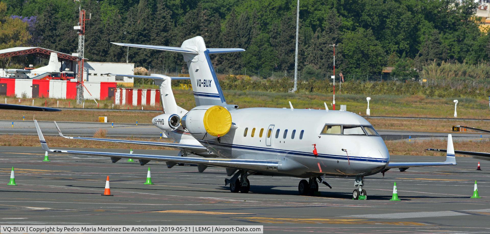 VQ-BUX, 1998 Bombardier Challenger 604 (CL-600-2B16) C/N 5393, Aeropuerto de Málaga - Spain