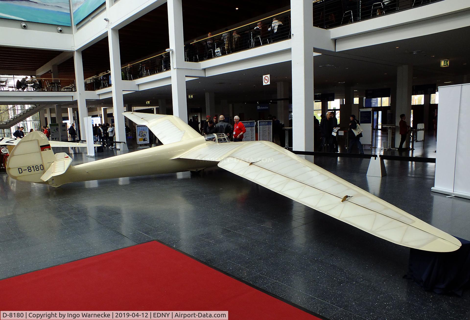 D-8180, 1938 Schempp-Hirth Goppingen Go 3 Minimoa C/N 324, Schempp-Hirth Göppingen Gö 3 Minimoa at the AERO 2019, Friedrichshafen