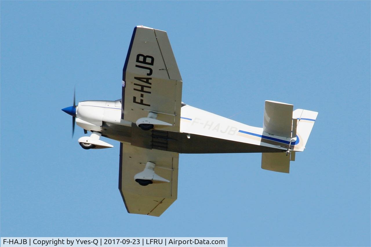 F-HAJB, 2006 Robin DR-400-120 Petit Prince C/N 2604, Robin DR-400-120 Petit Prince , Take off rwy 23, Morlaix-Ploujean airport (LFRU-MXN) Air show 2017
