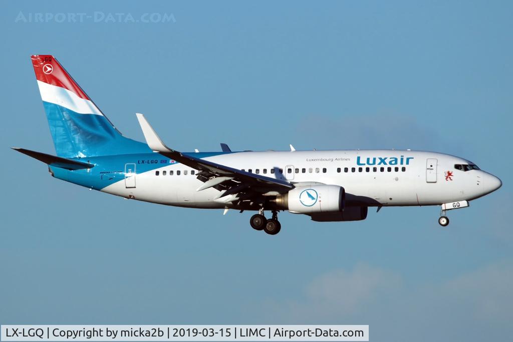 LX-LGQ, 2004 Boeing 737-7C9 C/N 33802, Landing