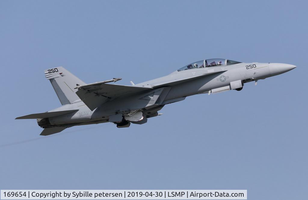 169654, Boeing F/A-18F Super Hornet C/N F284, Taken at Payerne Air Base, Switzerland, LSMP