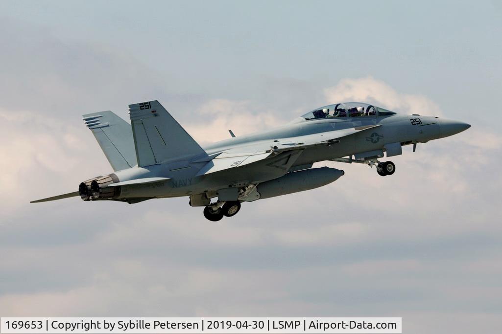169653, Boeing F/A-18F Super Hornet C/N F283, Taken at Payerne Air Base, Switzerland, LSMP