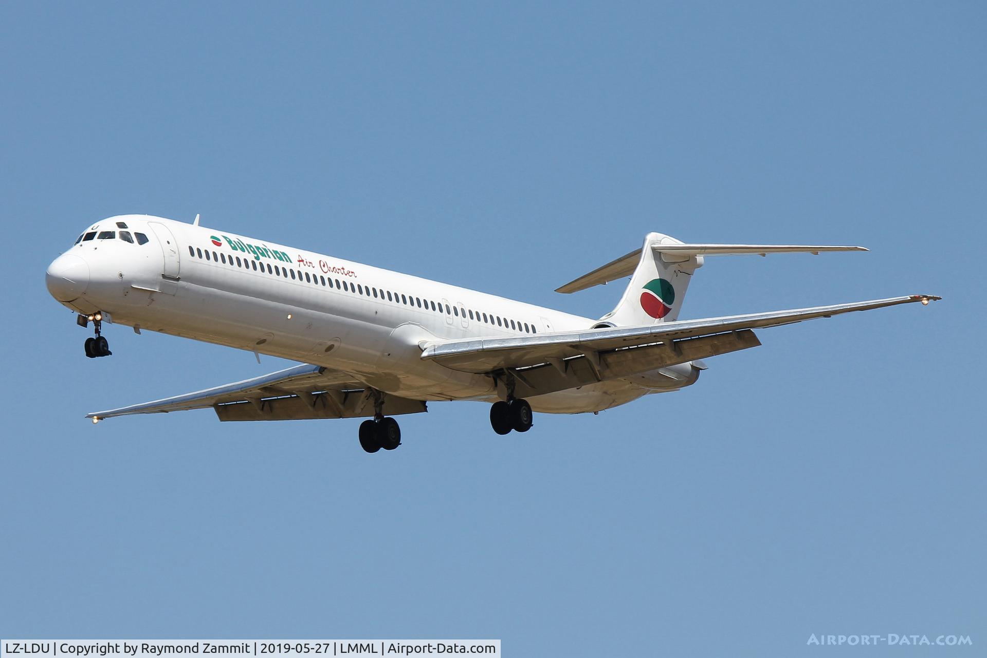 LZ-LDU, 1992 McDonnell Douglas MD-82 (DC-9-82) C/N 53204, McDonnell Douglas MD-82 LZ-LDU Bulgarian Air Charter