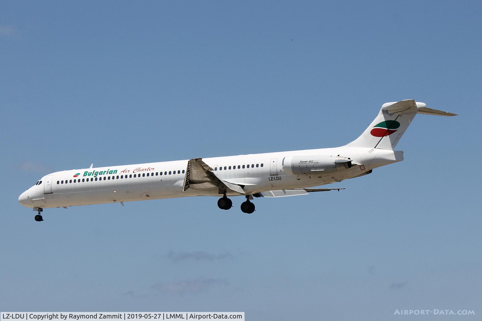 LZ-LDU, 1992 McDonnell Douglas MD-82 (DC-9-82) C/N 53204, McDonnell Douglas MD-82 LZ-LDU Bulgarian Air Charter