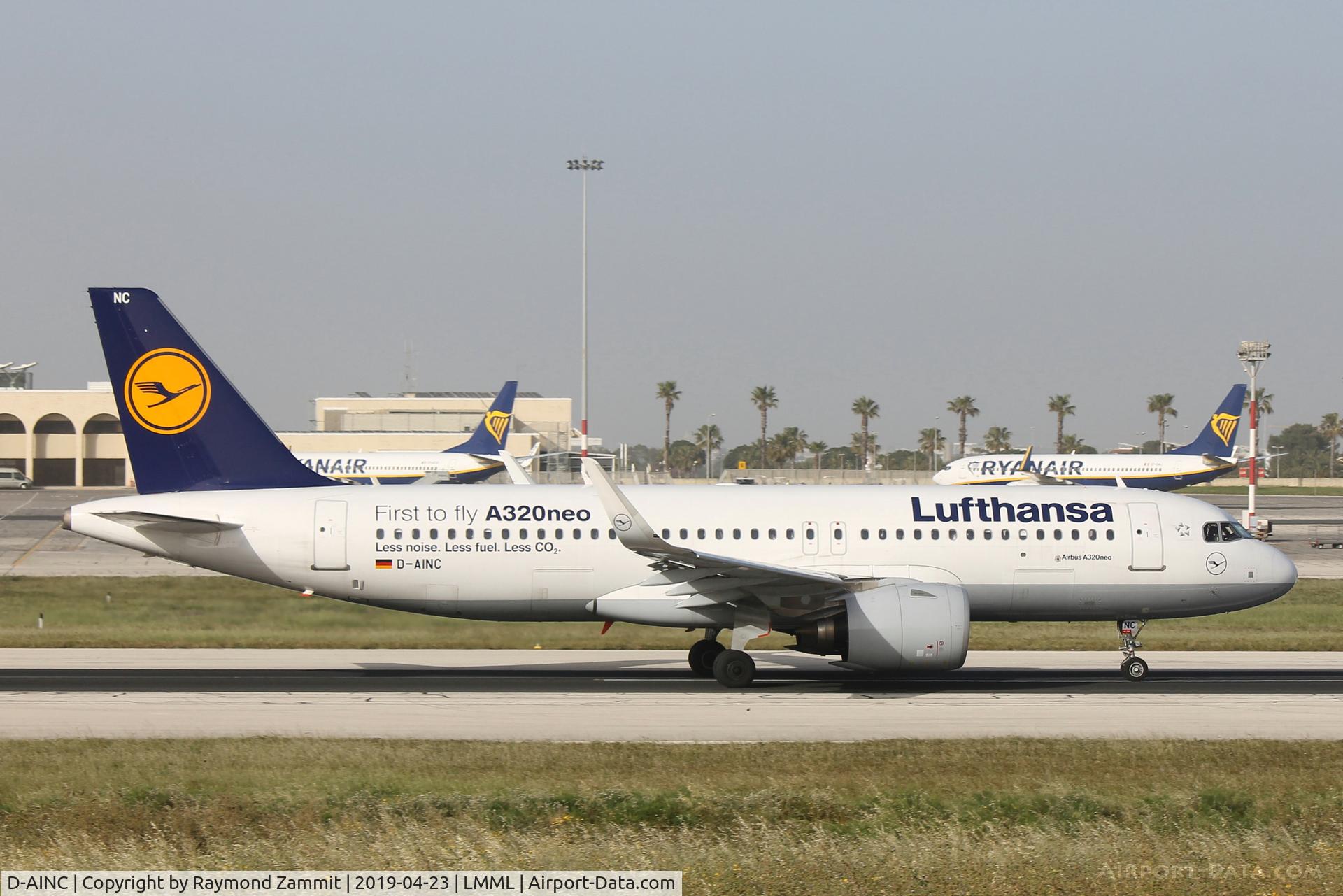 D-AINC, 2016 Airbus A320-271NEO C/N 6920, A320 Neo D-AINC Lufthansa