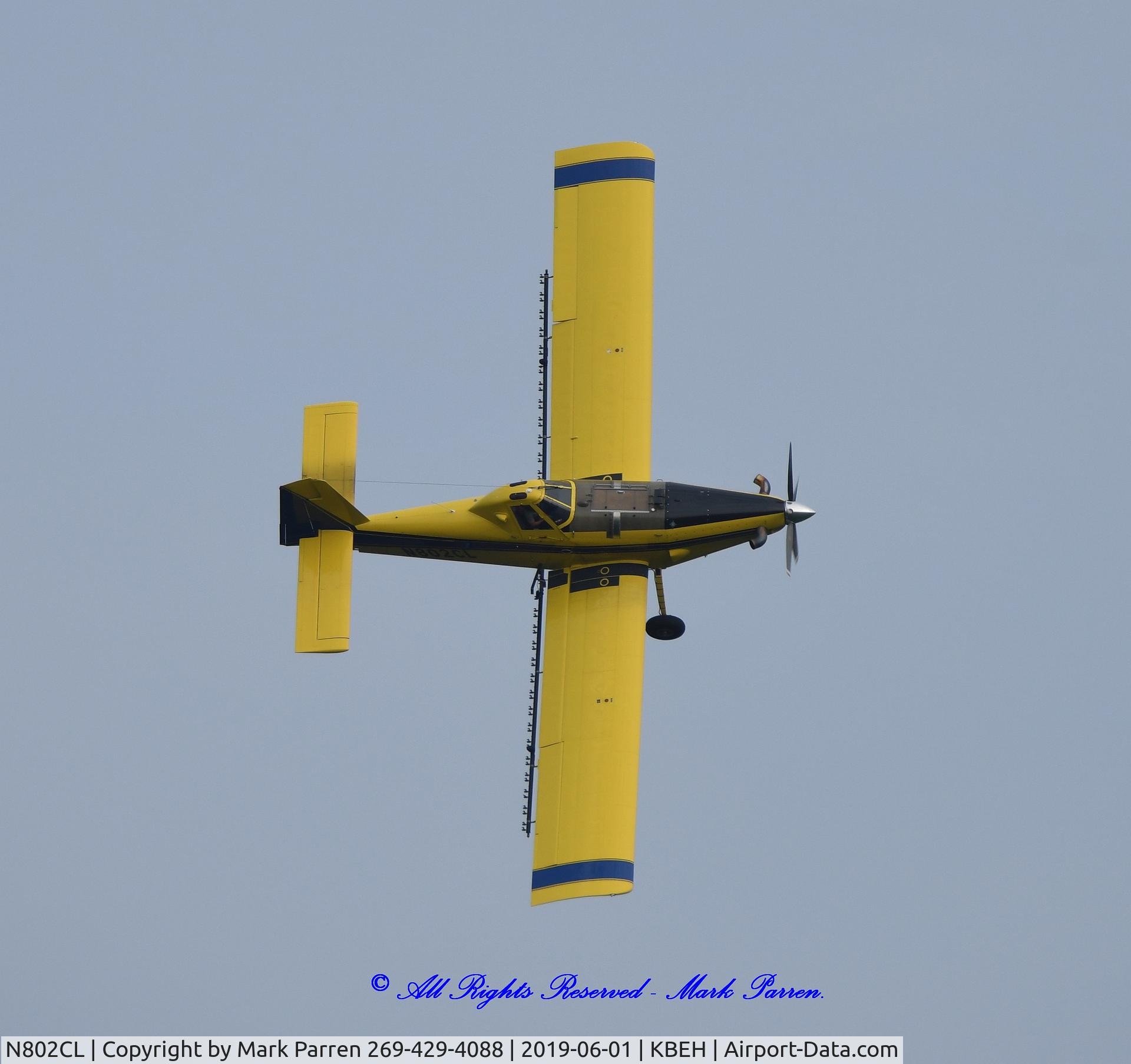 N802CL, 2014 Air Tractor AT-802A C/N 802A-0682, Dusting - Sodus Michigan
