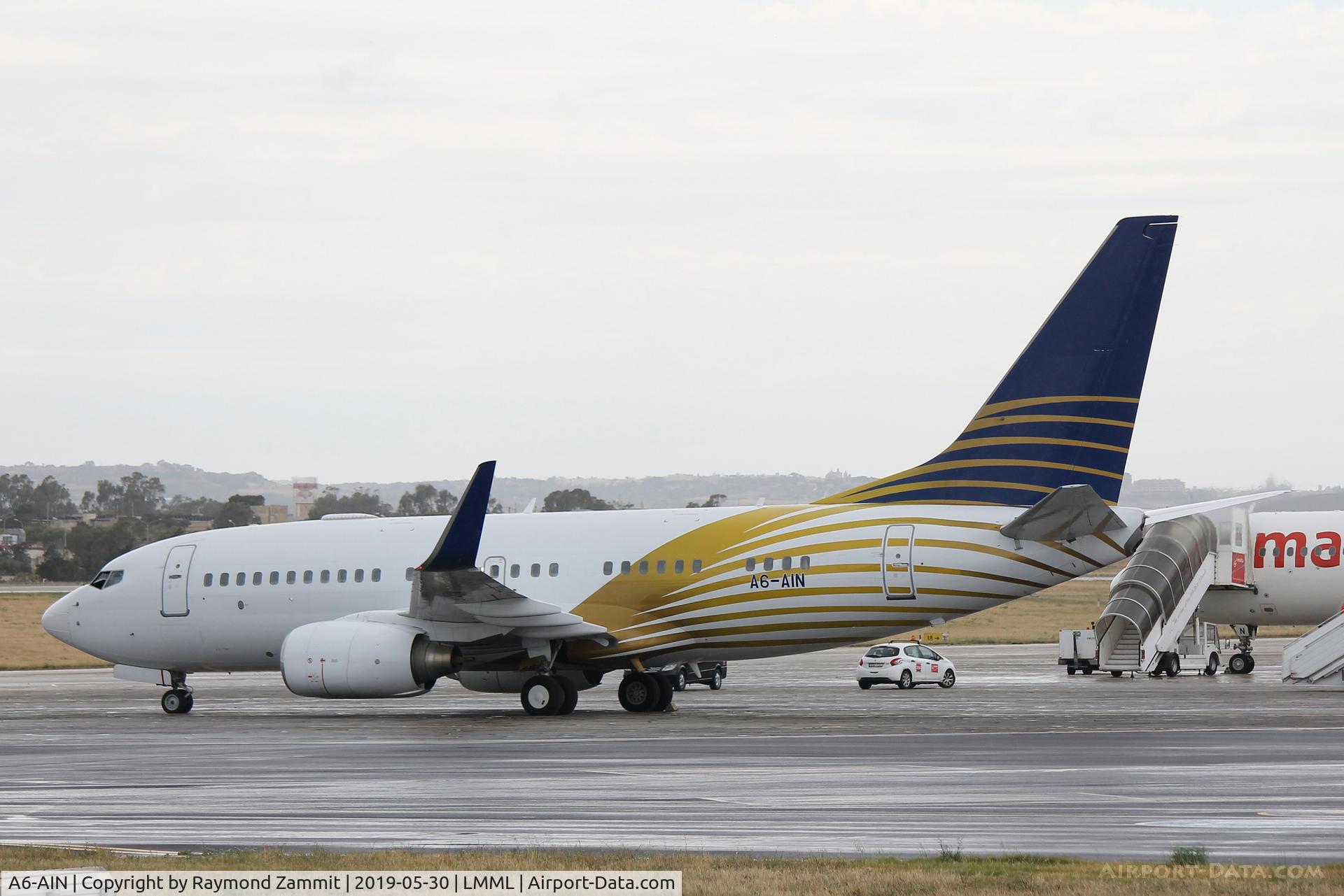 A6-AIN, 1999 Boeing 737-7Z5 BBJ C/N 29268, B737-700 A6-AIN Royal Jet