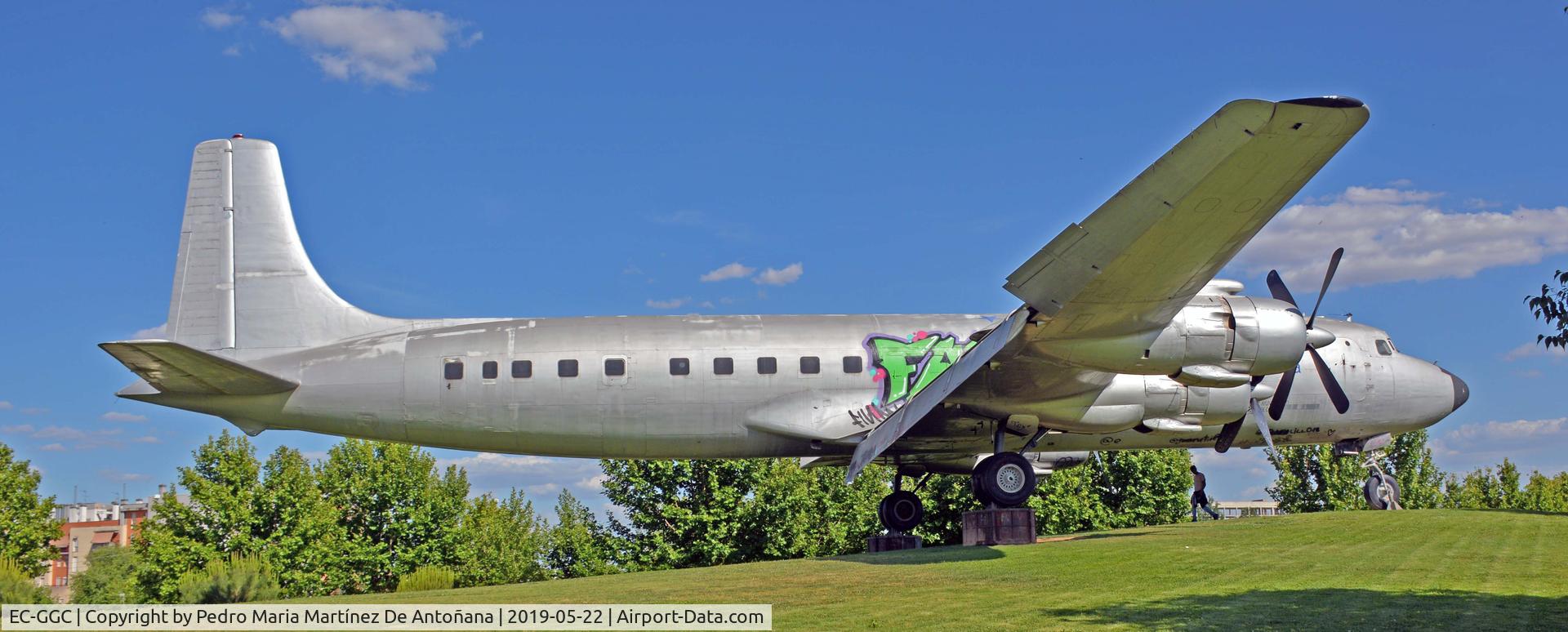 EC-GGC, 1957 Douglas DC-7C Seven Seas Seven Seas C/N 45215, Cordoba - Spain
