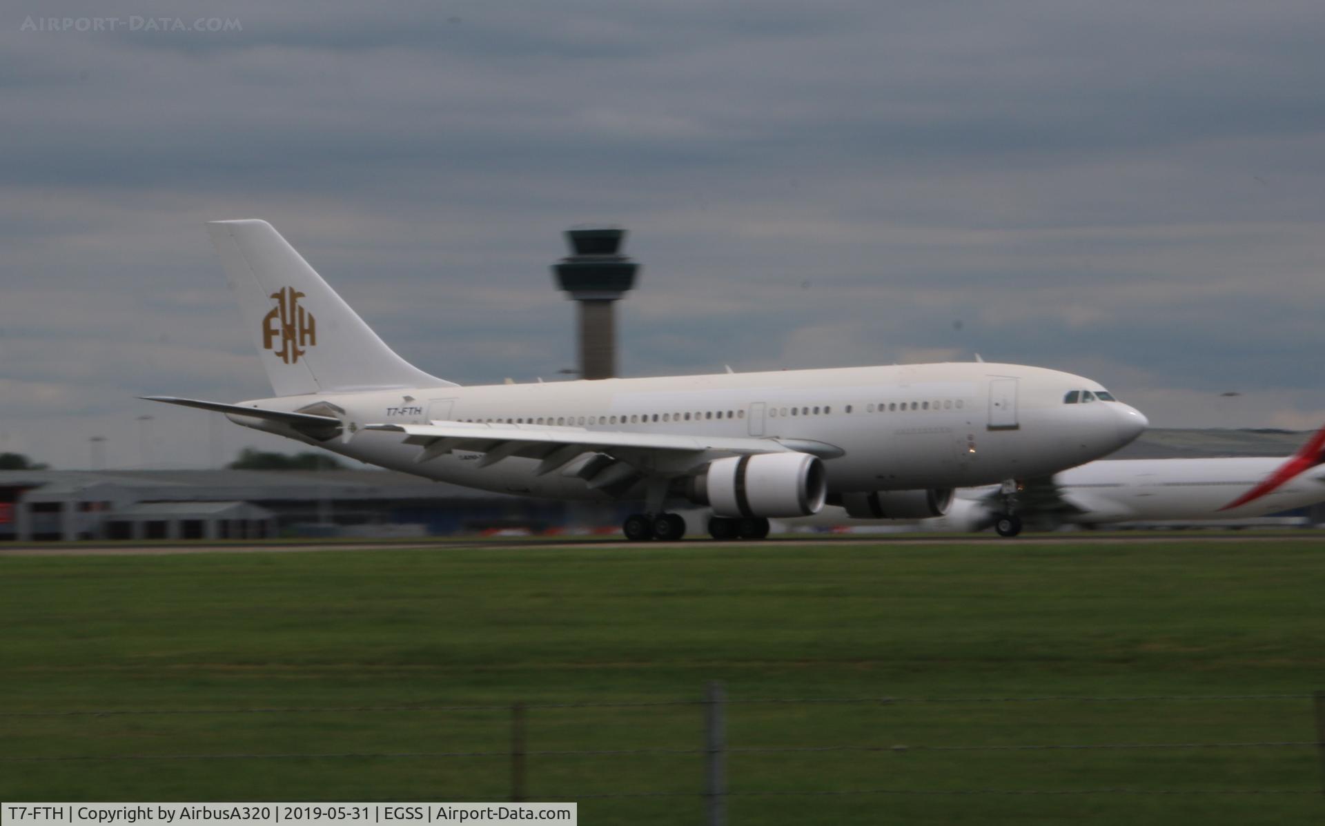 T7-FTH, 1993 Airbus A310-308 C/N 648, Departing London Stansted