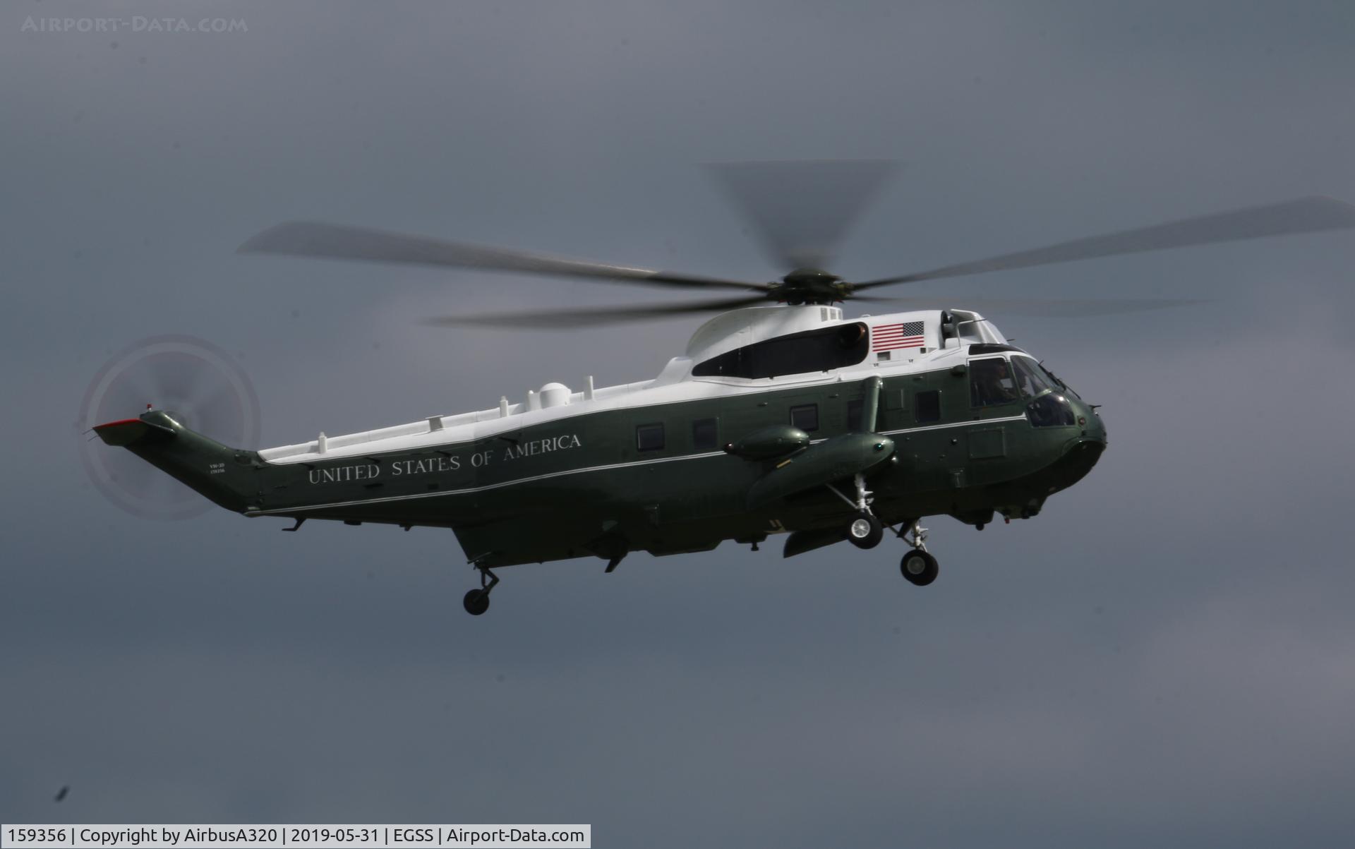 159356, Sikorsky VH-3D Sea King C/N 61730, London Stansted