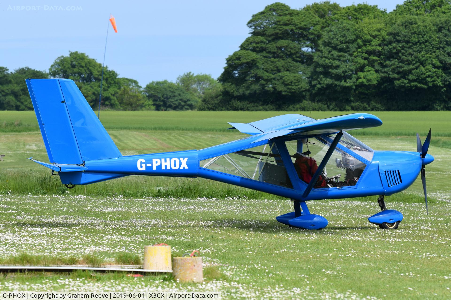 G-PHOX, 2007 Aeroprakt A-22L Foxbat C/N PFA 317A-14635, Parked at Northrepps.