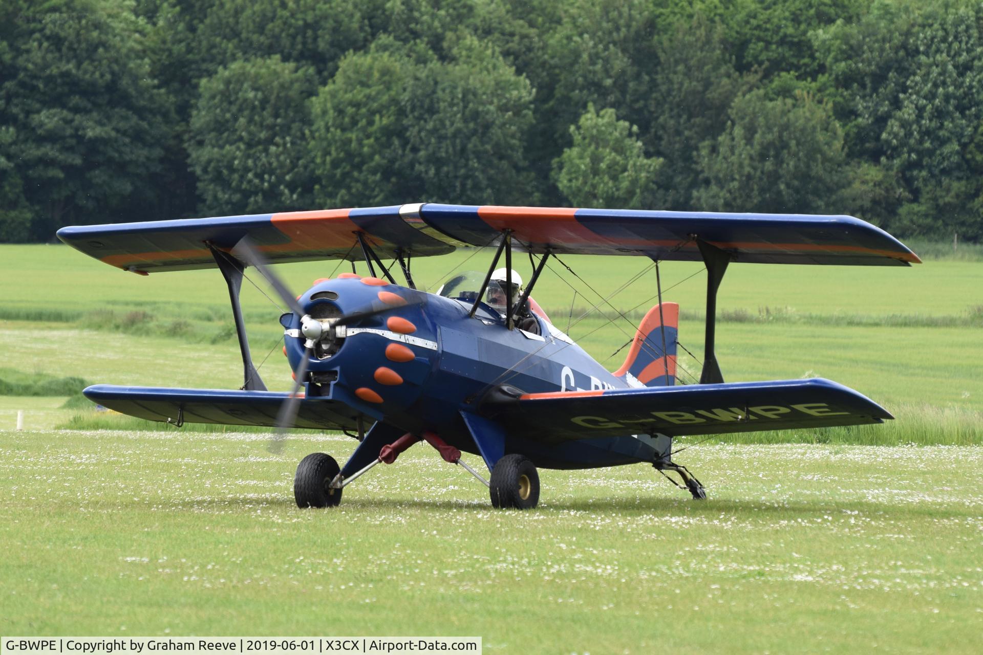 G-BWPE, 1999 Murphy Renegade Spirit 912 C/N PFA 188-12791, Just landed at Northrepps.