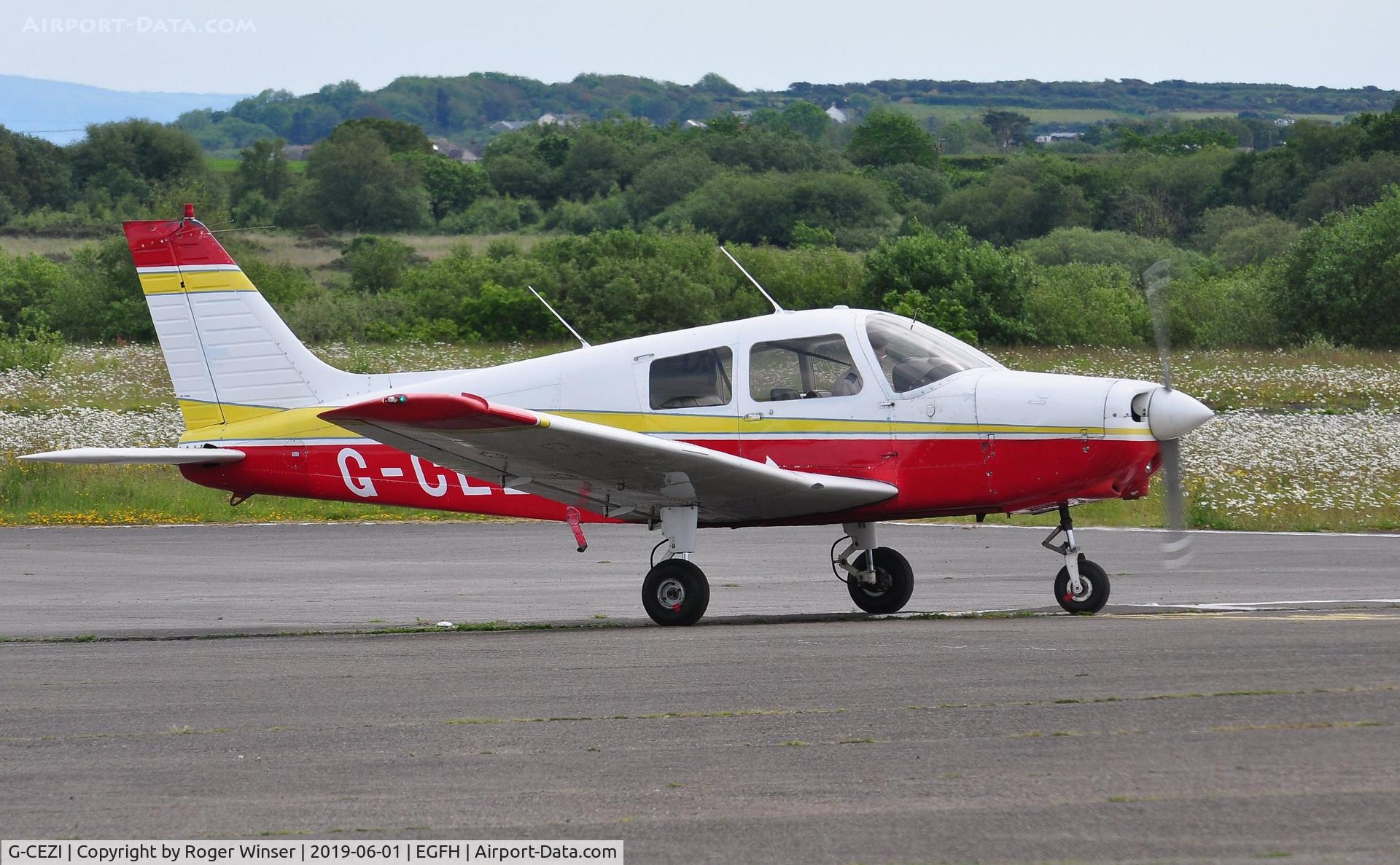 G-CEZI, 1989 Piper PA-28-161 Cadet C/N 2841228, Visiting Cadet.