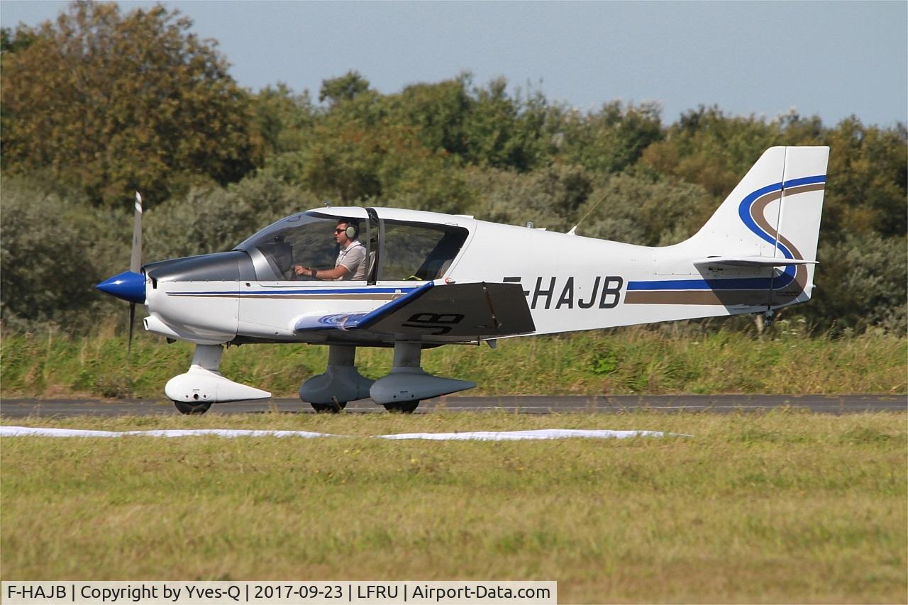 F-HAJB, 2006 Robin DR-400-120 Petit Prince C/N 2604, Robin DR-400-120 Petit Prince , Take off run rwy 23, Morlaix-Ploujean airport (LFRU-MXN) Air show 2017