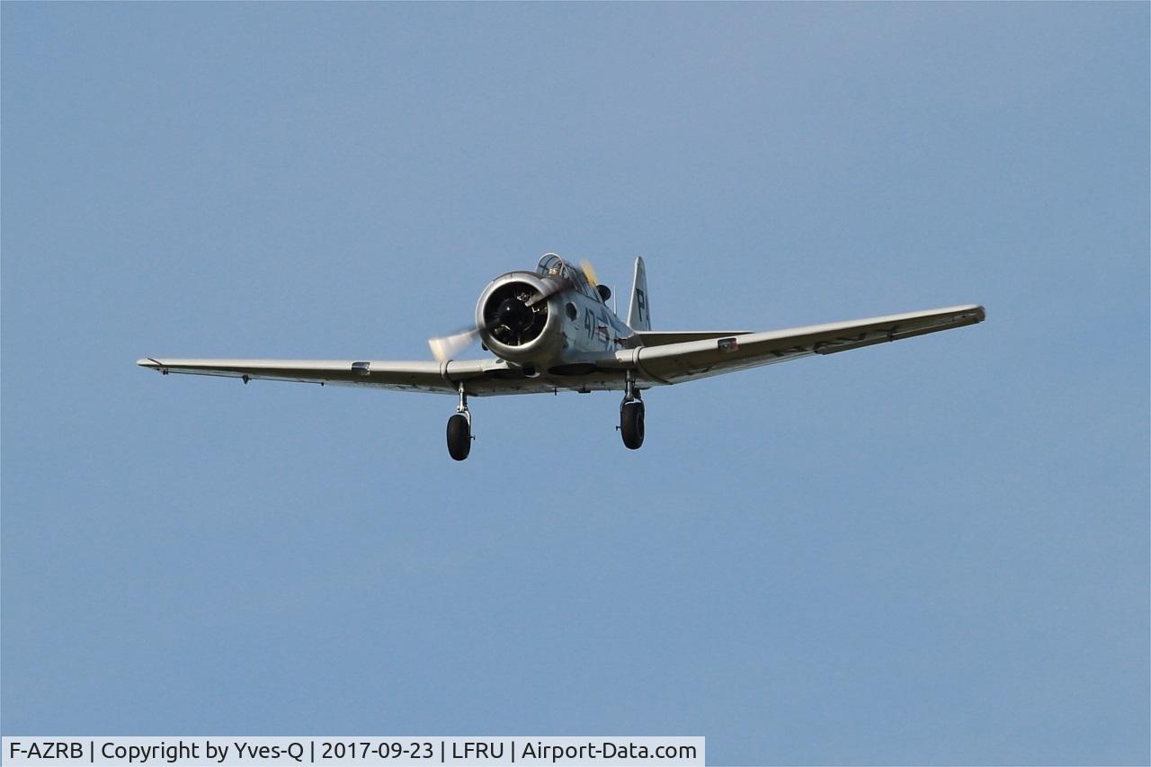 F-AZRB, North American SNJ-5 Texan Texan C/N 88-17955, North American SNJ-5 Texan, On display, Morlaix-Ploujean airport (LFRU-MXN) Air show 2017