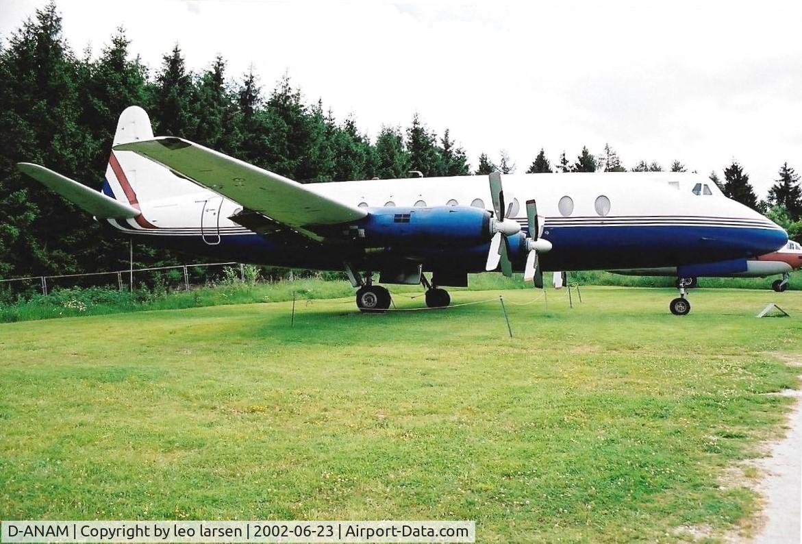 D-ANAM, 1959 Vickers Viscount 814 C/N 368, Hermeskeil Air Museum 23.6.2002