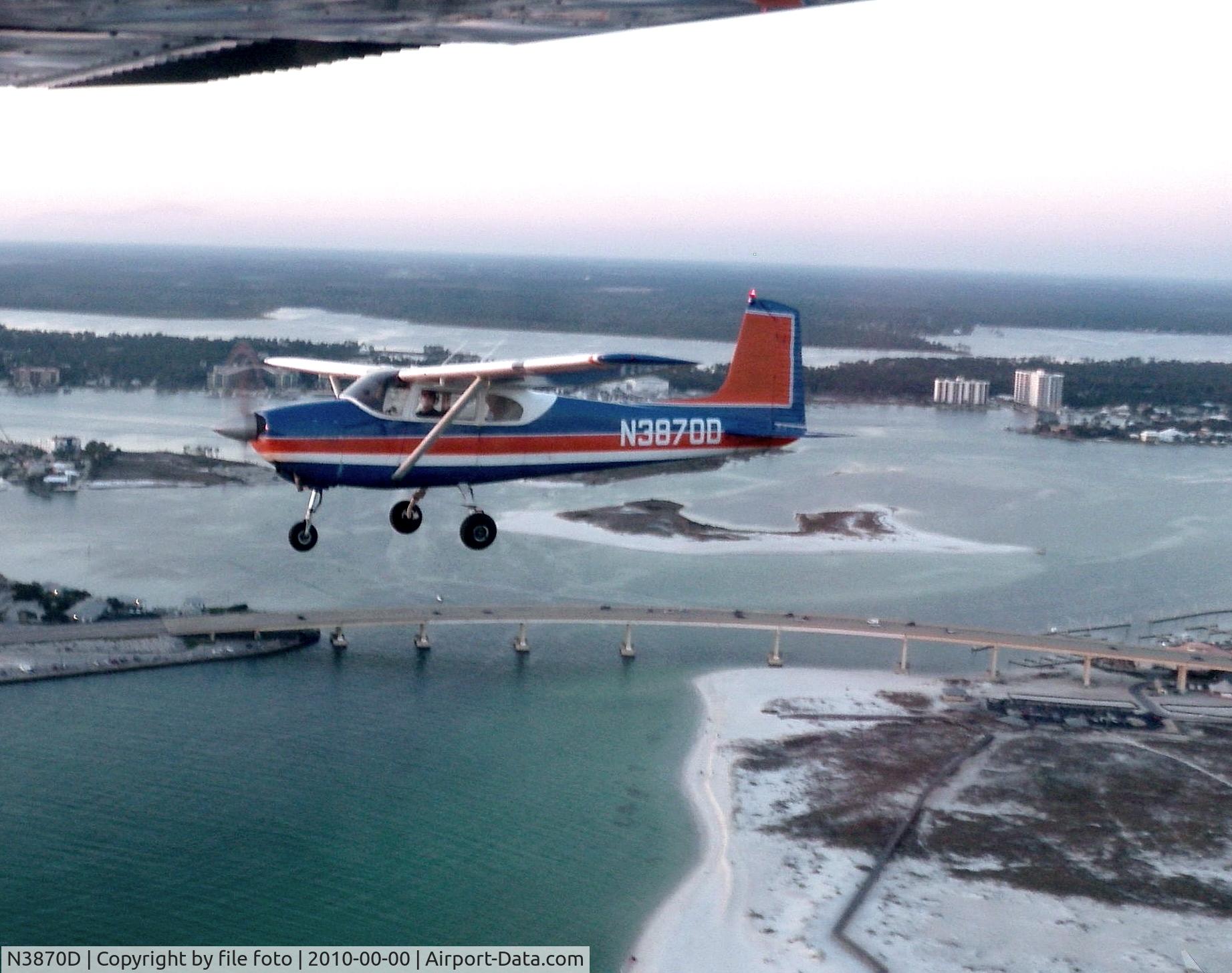 N3870D, 1957 Cessna 182A Skylane C/N 34570, winter flying..
