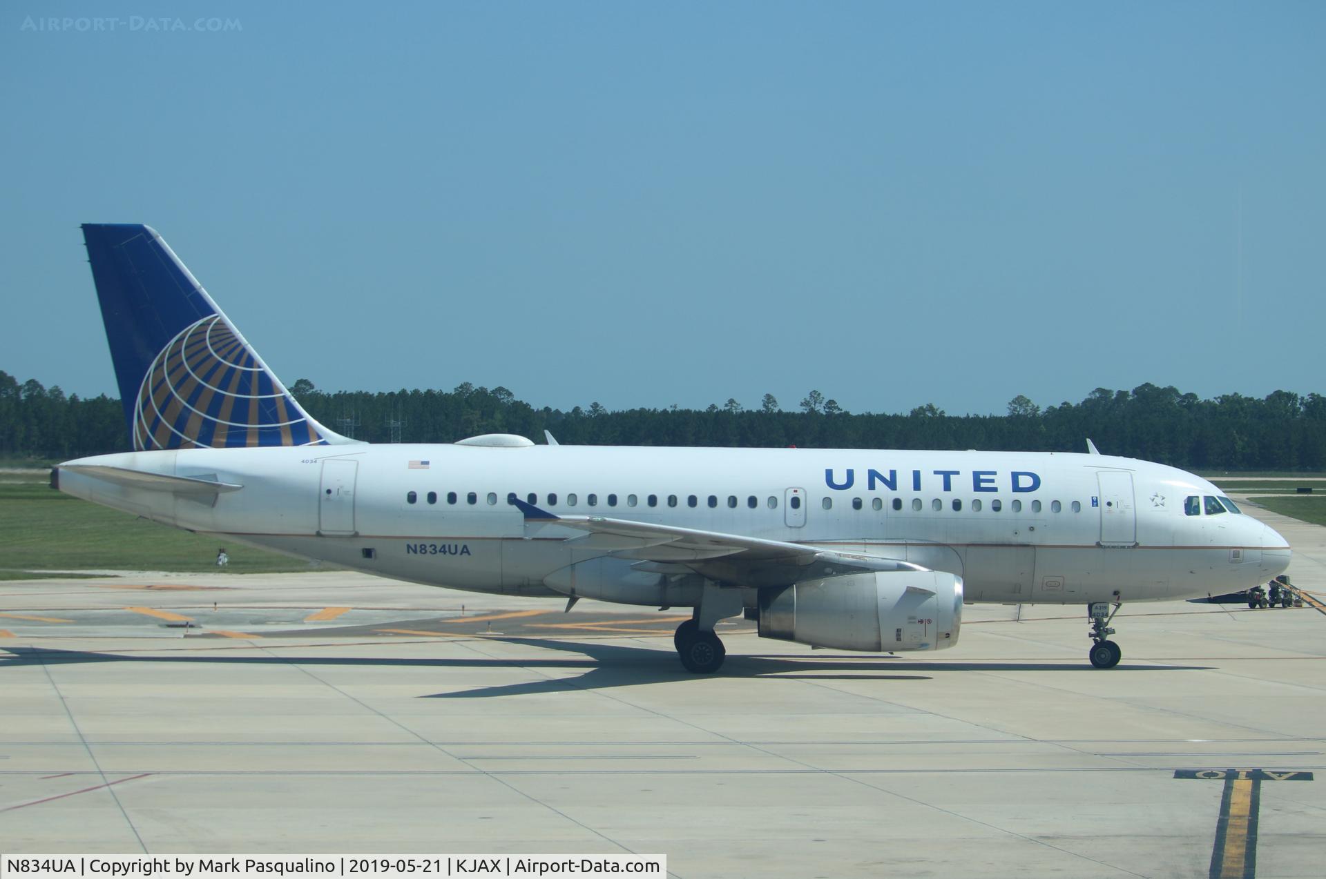 N834UA, 2001 Airbus A319-131 C/N 1420, Airbus A319-131
