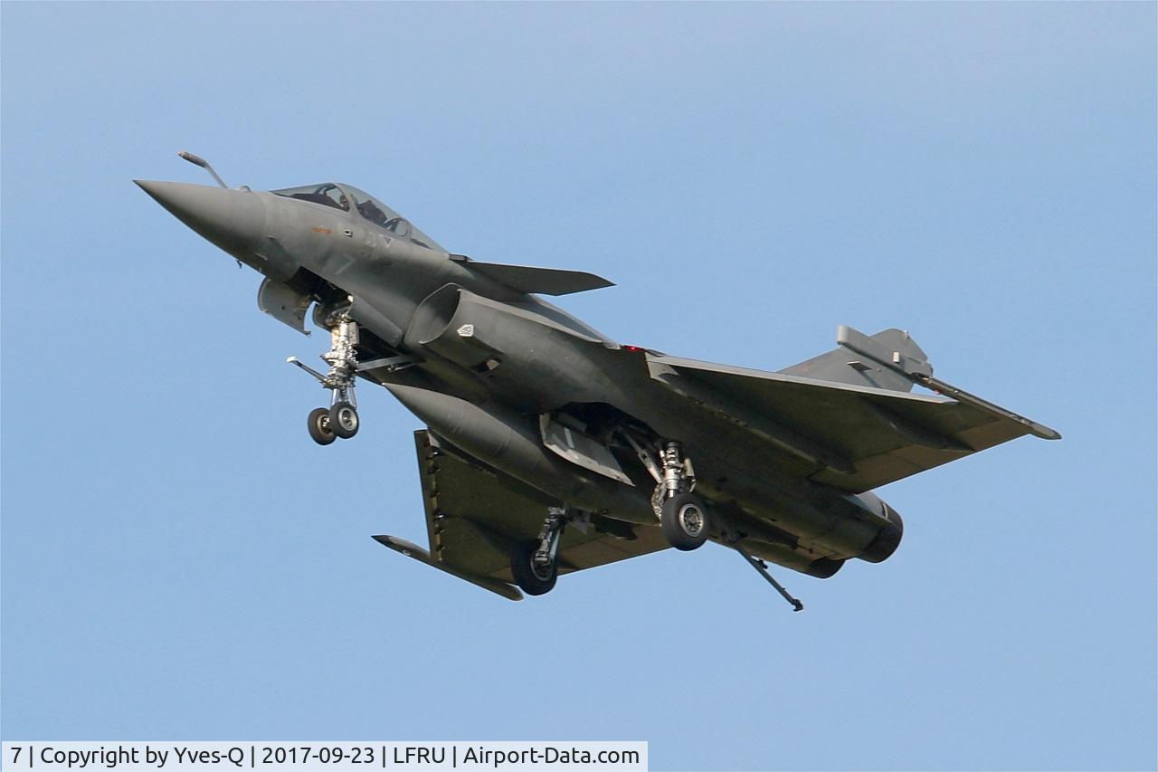 7, Dassault Rafale M C/N 7, Dassault Rafale M, On display, Morlaix-Ploujean airport (LFRU-MXN) Air show 2017