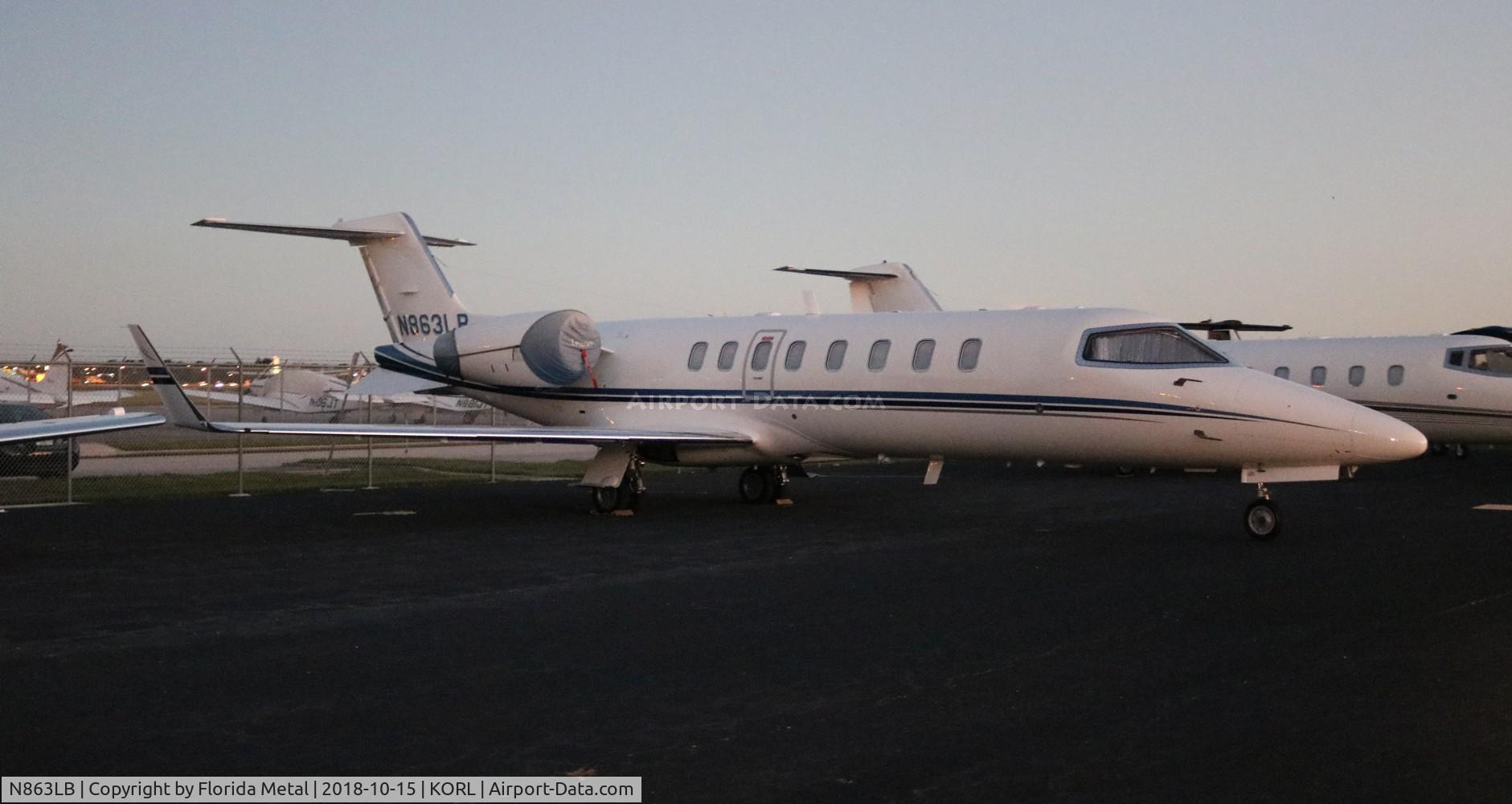N863LB, 2001 Learjet 45 C/N 160, Lear 45