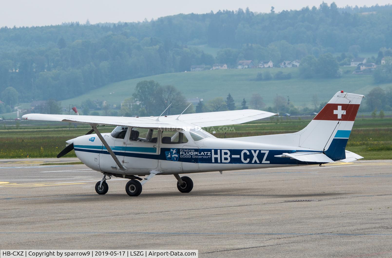 HB-CXZ, 1977 Reims F172N Skyhawk C/N F17201630, At Grenchen