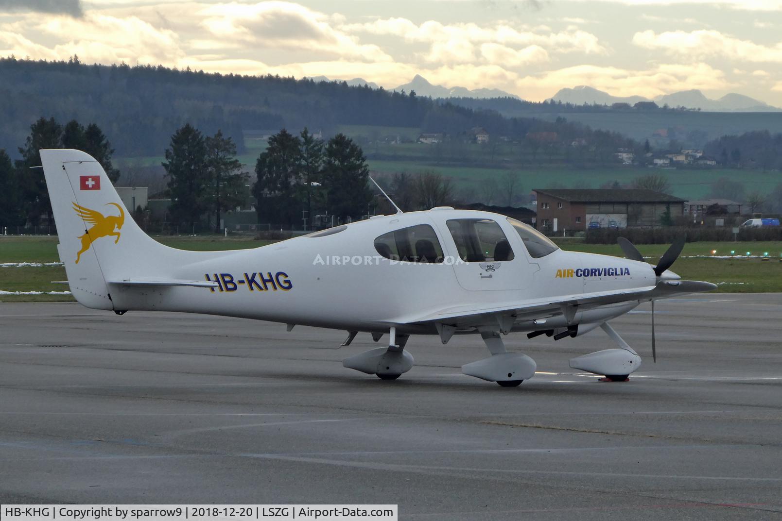 HB-KHG, 2003 Cirrus SR22 C/N 0560, At Grenchen