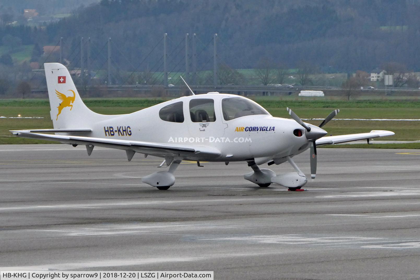 HB-KHG, 2003 Cirrus SR22 C/N 0560, At Grenchen