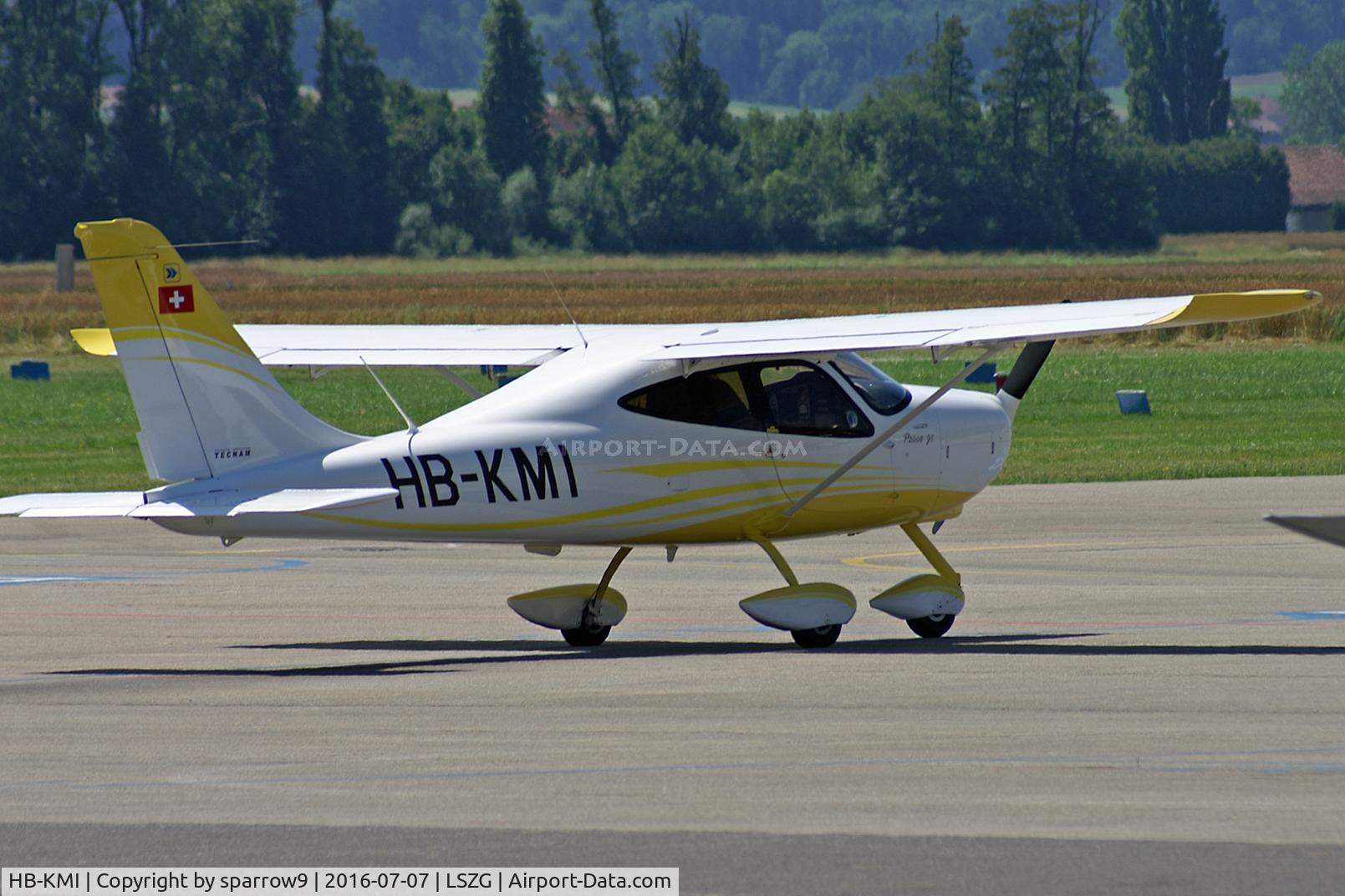 HB-KMI, 2015 Tecnam P-2008JC C/N 1043, At Grenchen